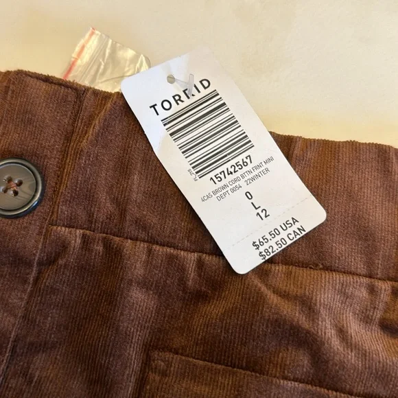 Torrid corduroy skirt - Picture 3 of 5